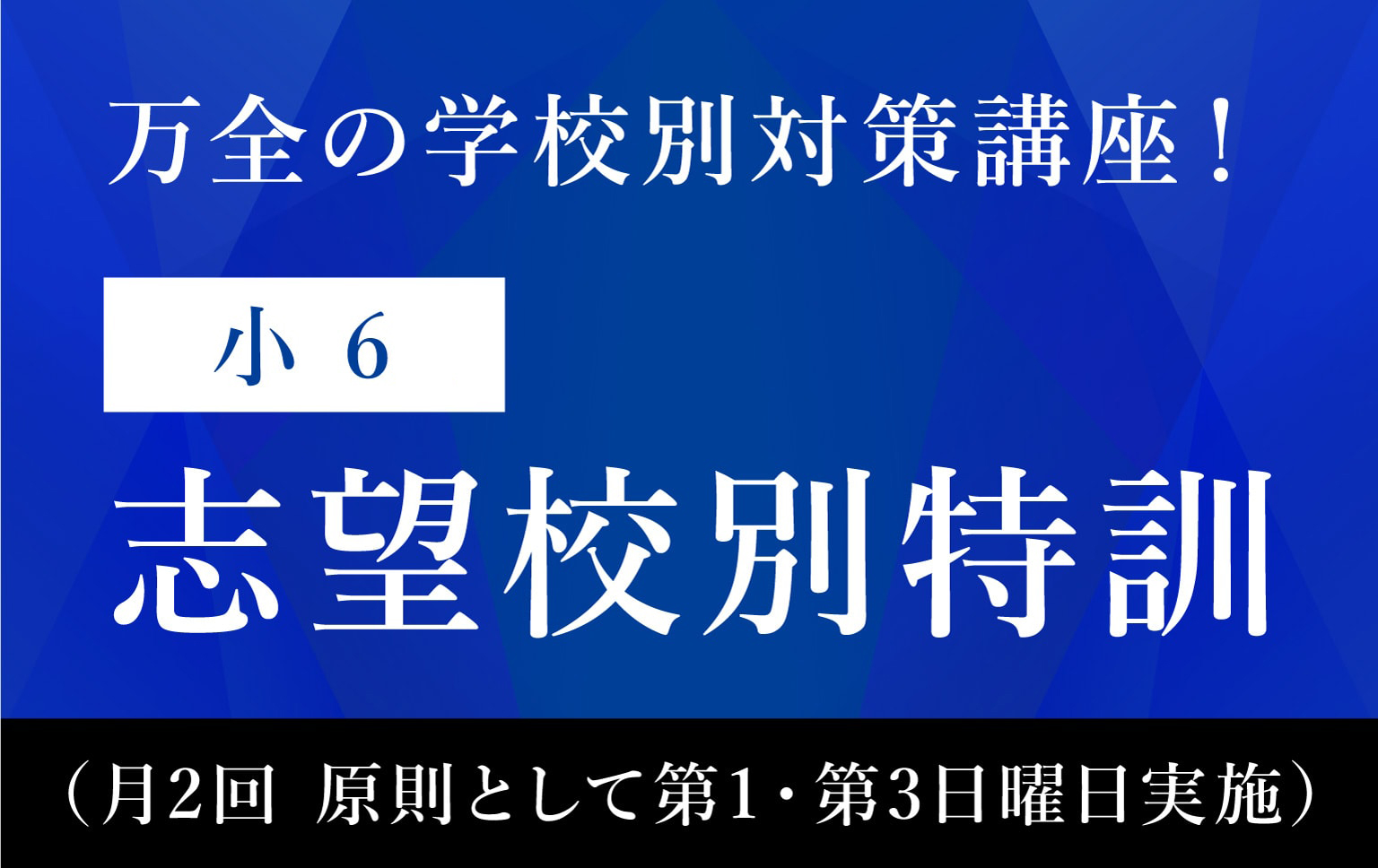 ✿希学園小6【最高レベル特訓 理科一式】